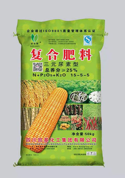 25%复合肥料15-5-5 50公斤